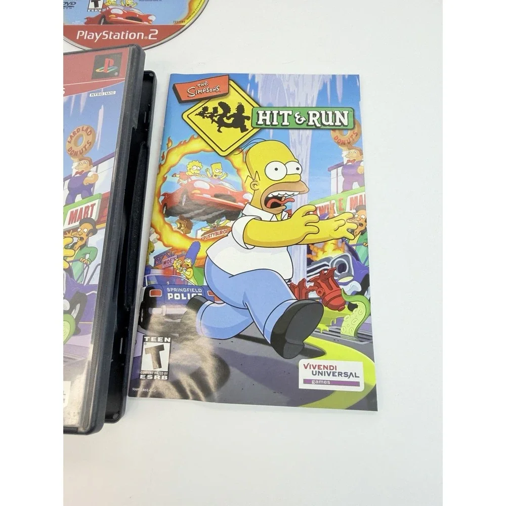 The Simpsons Hit and Run [Greatest Hits] (Sony PlayStation 2 PS2, 2003) Complete